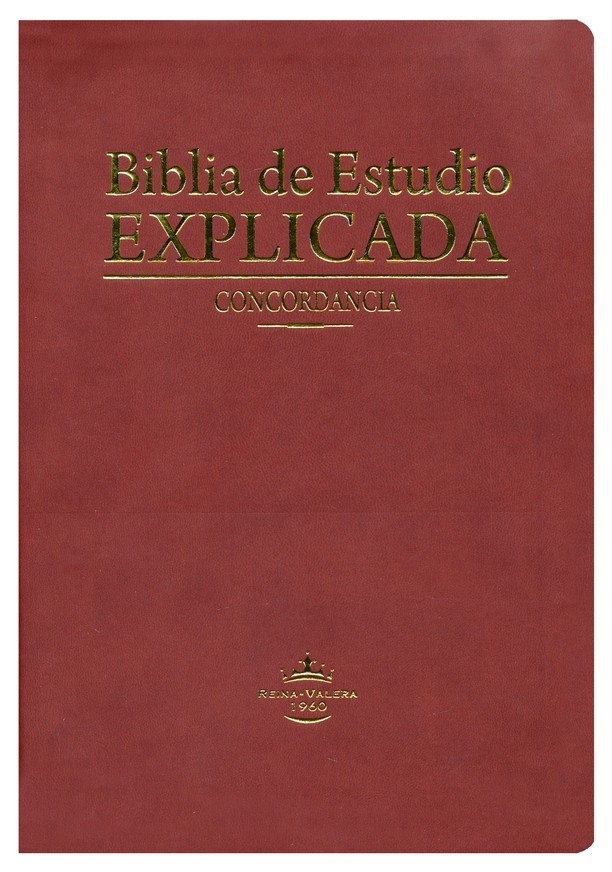 Biblia de estudio explicada. Piel especial. Marrón. Índice - RVR60