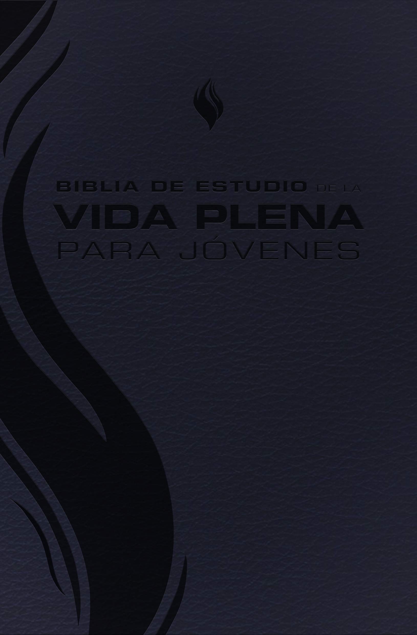 Biblia de estudio vida plena para jóvenes. 2 tonos. Negro - RVR60