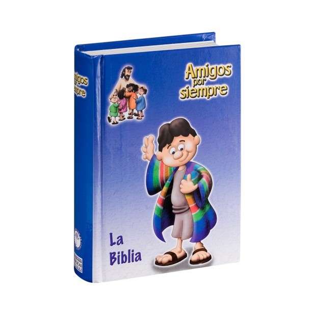 Biblia para Niños Amigos por Siempre - TLA. Tapa dura. Azul