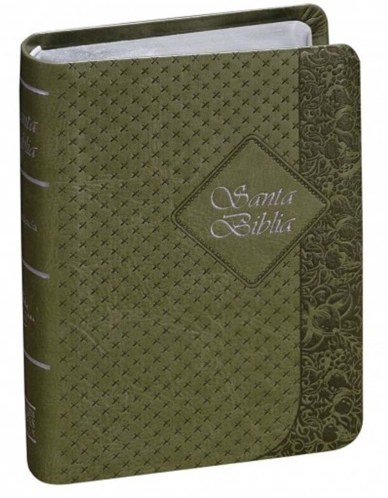 Biblia RVR 025cI. Bolsillo. Letra grande. 2 tonos. Verde. Índice - RVR60
