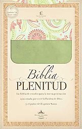 Biblia plenitud. Tamaño manual. 2 Tonos. Verde - RVR60
