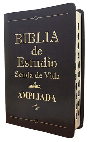 Biblia de estudio ampliada. 2 tonos. Marrón. Índice - RVR60