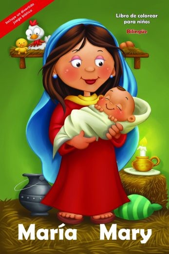 María - Libro de colorear gigante