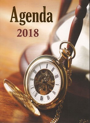 Agenda perlas de sabiduría 2018. Reloj