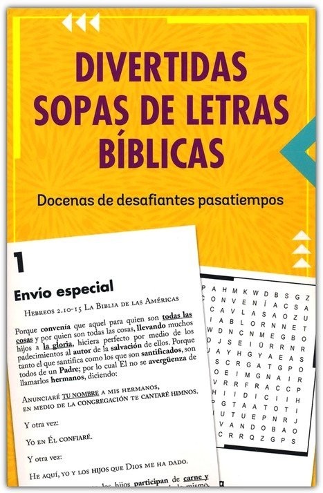 Divertidas sopas de letras bíblicas