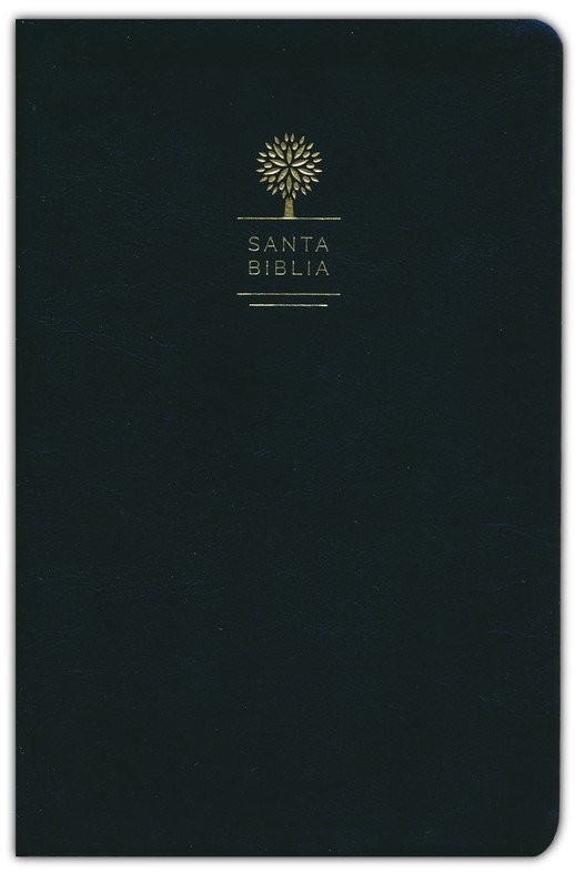 Biblia manual. Letra grande. Imitación piel. Negro. Índice - RVR60