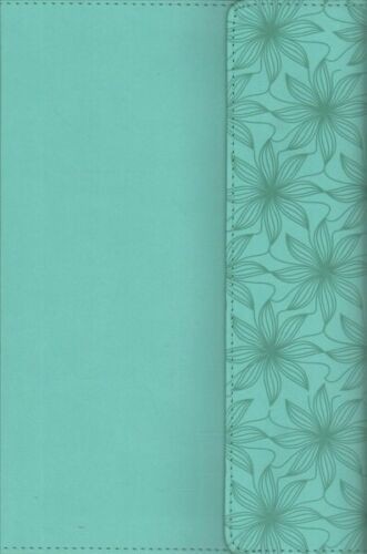 Biblia manual. Letra grande. 2 tonos. Aguamarina. Solapa magnética - RVR60