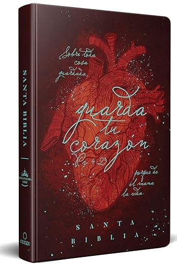 Biblia manual. Letra grande. Ultrafina. Tapa dura. Corazón marrón - RVR60