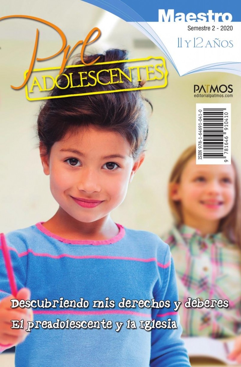 Preadolescentes (11-12 años). Maestro. Semestre 2 - 2020