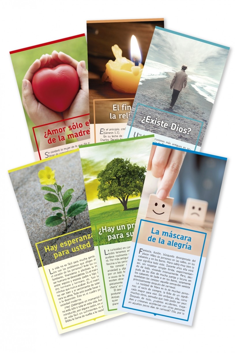Tratados evangelísticos (caja 12.600 unidades)