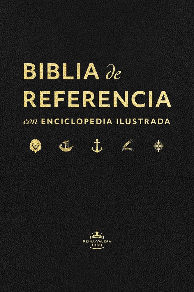 Biblia de referencia con enciclopedia ilustrada. Imitación piel. Negro - RVR60