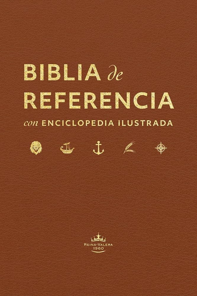 Biblia de referencia con enciclopedia ilustrada. Imitación piel. Marrón - RVR60