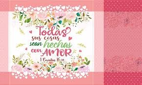 Bolsa de regalo Todas sus cosas (1 Corintios 16:14). Papel