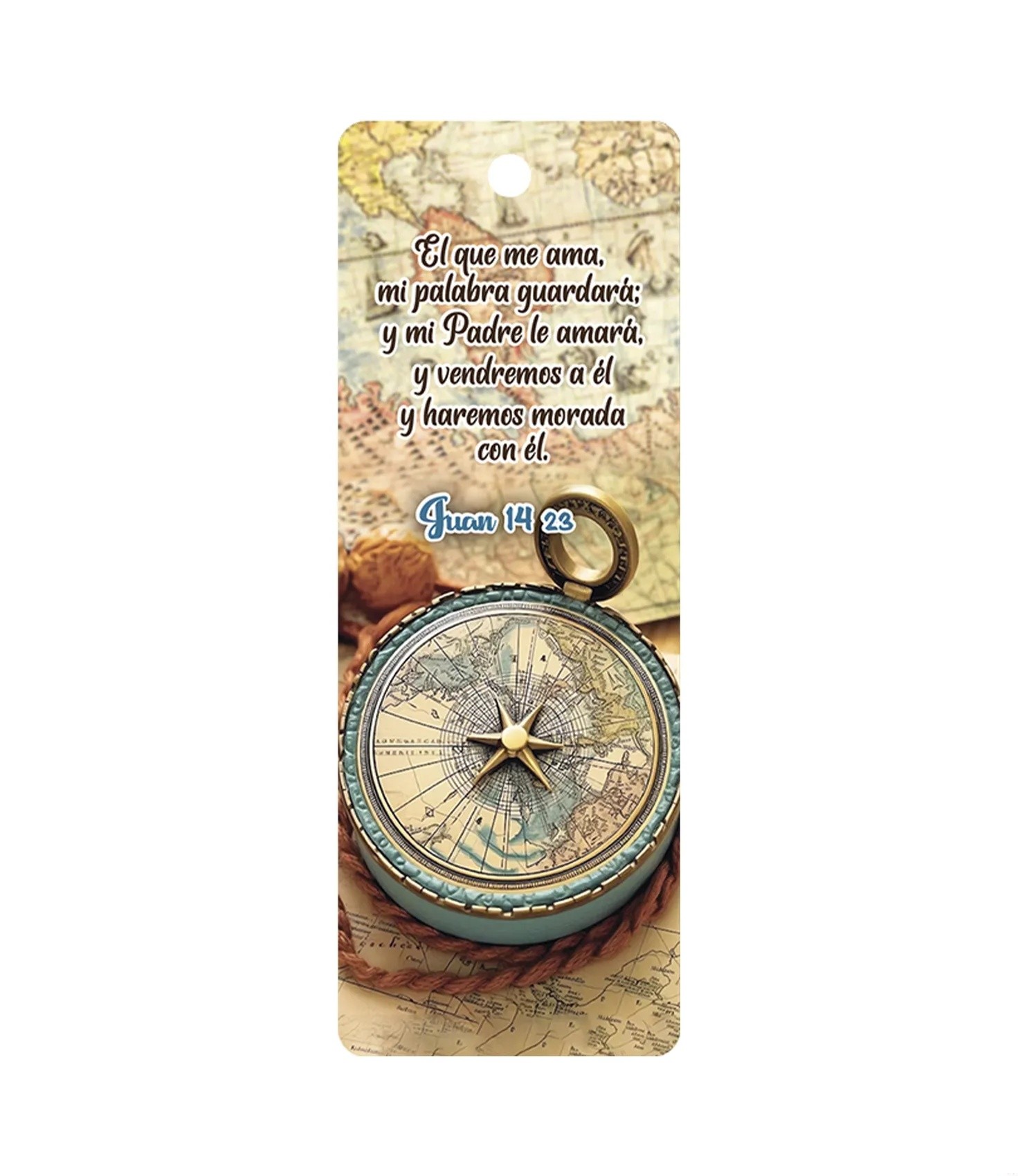 Marcador en 3D unisex Juan 14:23 (bilingüe)