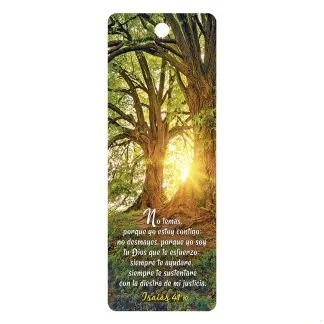 Marcador en 3D unisex Isaías 41:10 (bilingüe)