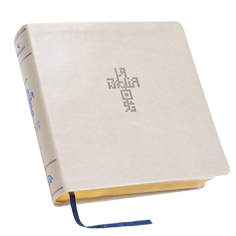 Biblia QR Principios para vivir. Imitación piel. Arena - NTV