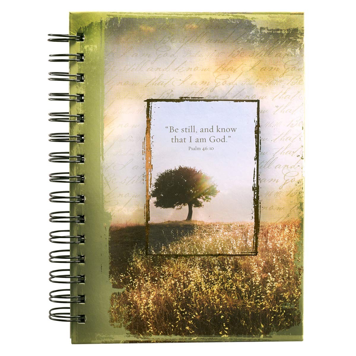 Diario Salmo 46:10. Tapa dura. Árbol. Anillado