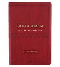 Biblia manual. Letra grande. Imitación piel. Vino - NVI