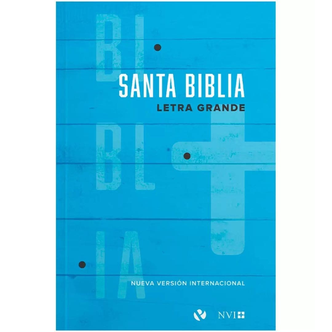 Biblia manual. Letra grande. Rústica. Azul - NVI, 2022