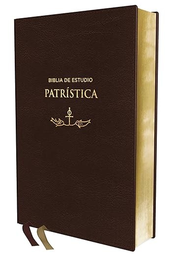 Biblia de estudio Patrística. Imitación piel. Marrón - RVR77