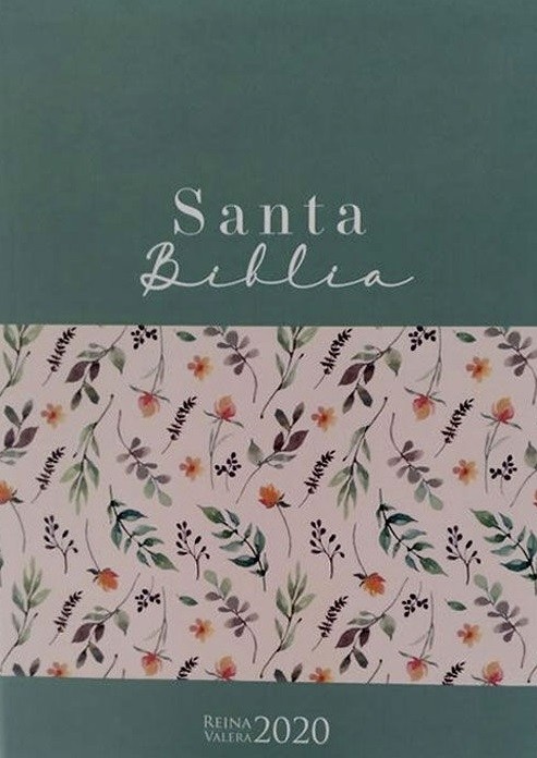 Biblia RVR2020. Rustica Flex. Verde Floral