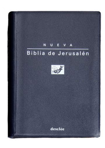 Biblia de Jerusalén. Bolsillo. Plástico Azul con funda