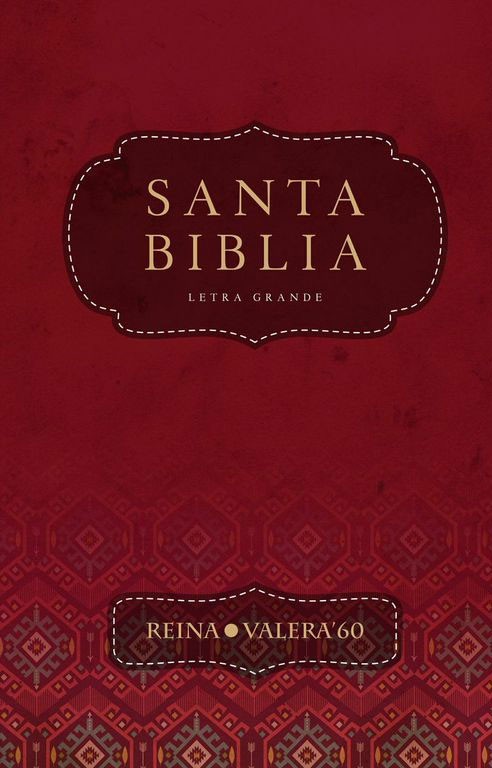 Biblia RVR063cLG. Letra grande. Imitación piel. Rojo - RVR60