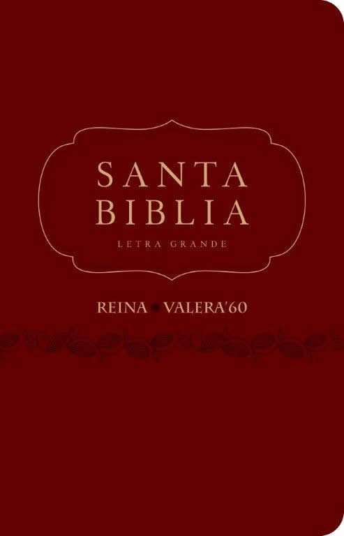 Biblia RVR065cLG. Letra grande. 2 tonos. Rojo - RVR60