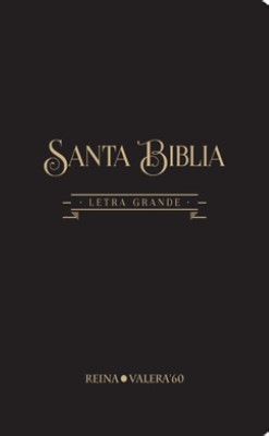 Biblia RVR082CLG. Letra gigante. Plástico. Negro - RVR60