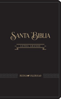 Biblia RVR085CLG. Letra gigante. 2 tonos. Negro - RVR60