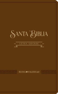 Biblia RVR085CLG. Letra gigante. 2 tonos. Marrón - RVR60