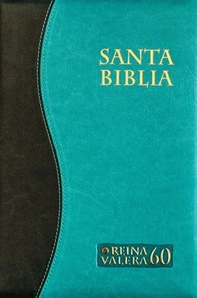 Biblia RVR085cZ. Letra Gigante. Piel 2 tonos Verde