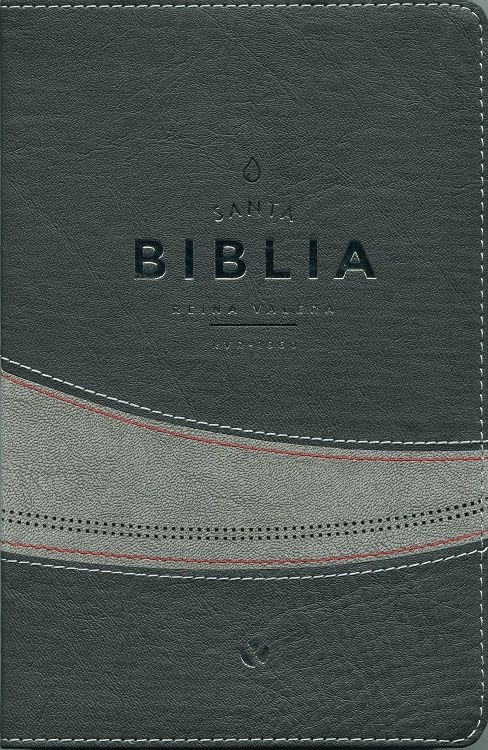 Biblia RVR065c. 2 tonos. Gris/negro - RVR60