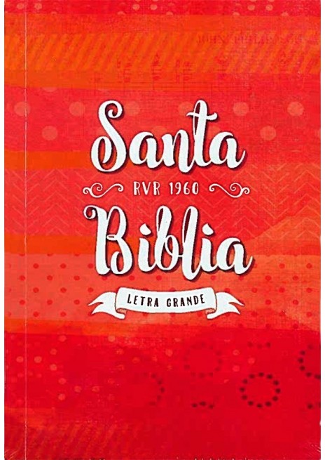 Biblia RVR040cLG. Letra grande. Rústica - RVR60