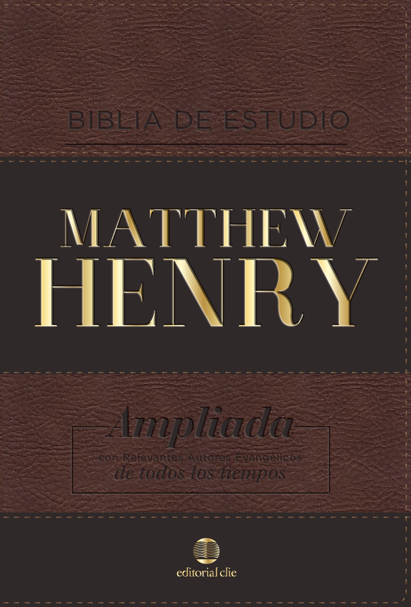 Biblia de estudio Matthew Henry. 2 tonos. Marrón - RVR77