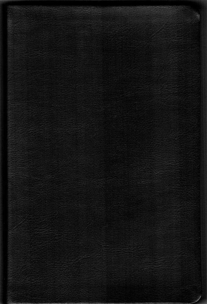 Biblia manual. Letra grande. Piel genuína. Negro - RVR60