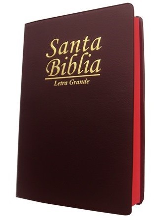 Biblia RVR 042cLGG. Bolsillo. Letra grande. Plástico. Rojo - RVR60