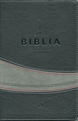 Biblia RVR065c. 2 tonos. Gris/negro. Índice - RVR60