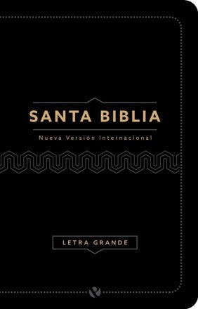 Biblia 060LG. Letra grande. 2 tonos. Negro - NVI