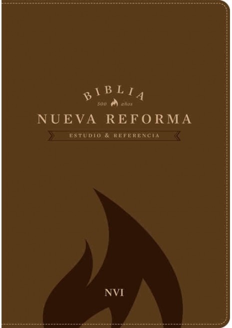Biblia de estudio Nueva Reforma. 2 tonos. Marrón - NVI