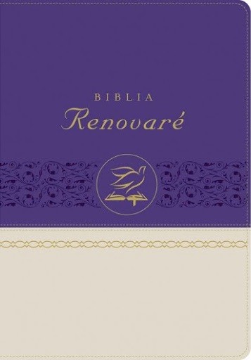Biblia renovaré. 2 tonos. Morado/beige - RVR60