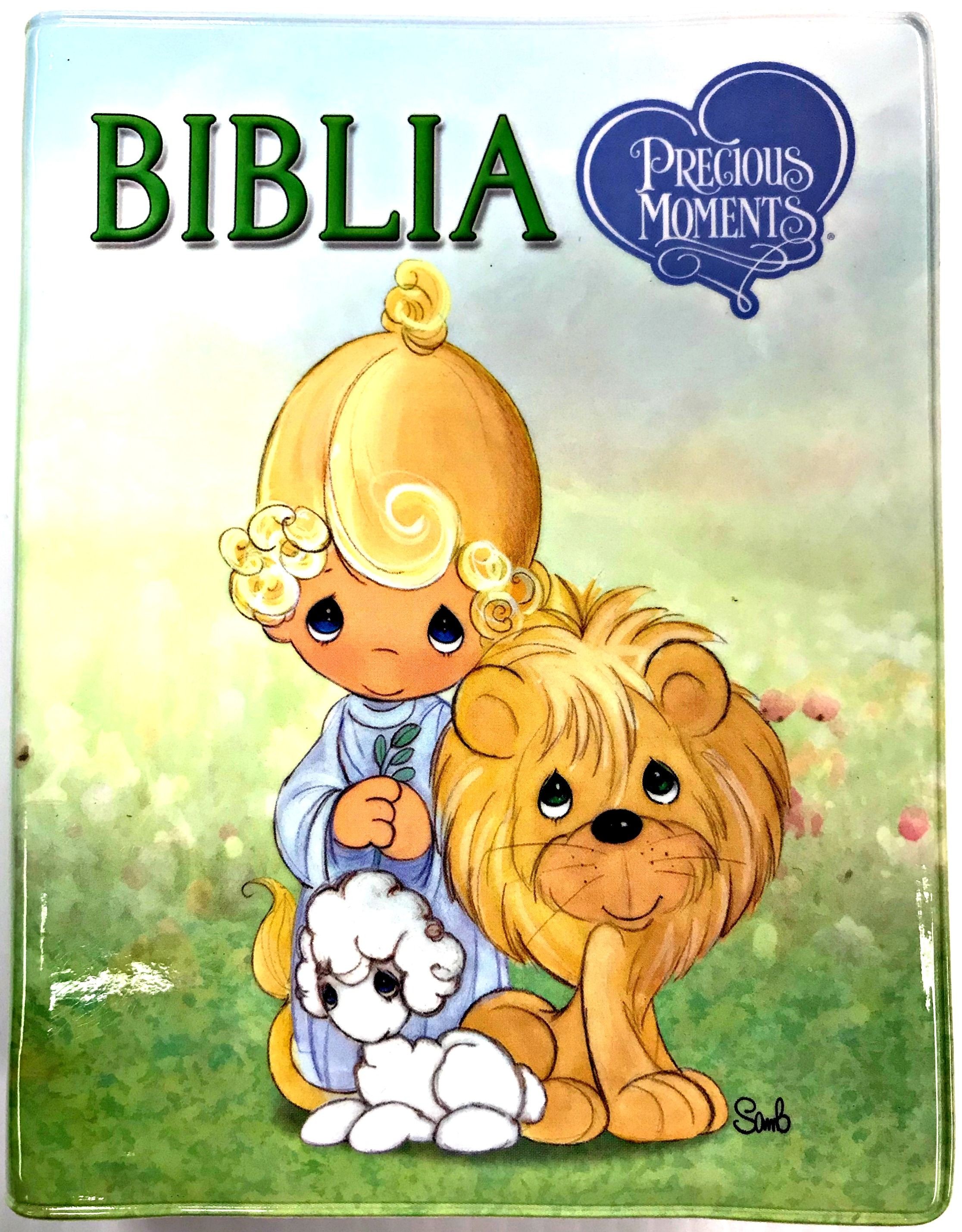 Biblia preciosos momentos. Bolsillo. Plástico. Verde o azul - RVR60