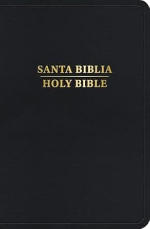 Biblia bilingüe. Manual. Imitación piel. Negro - RVR60/KJV