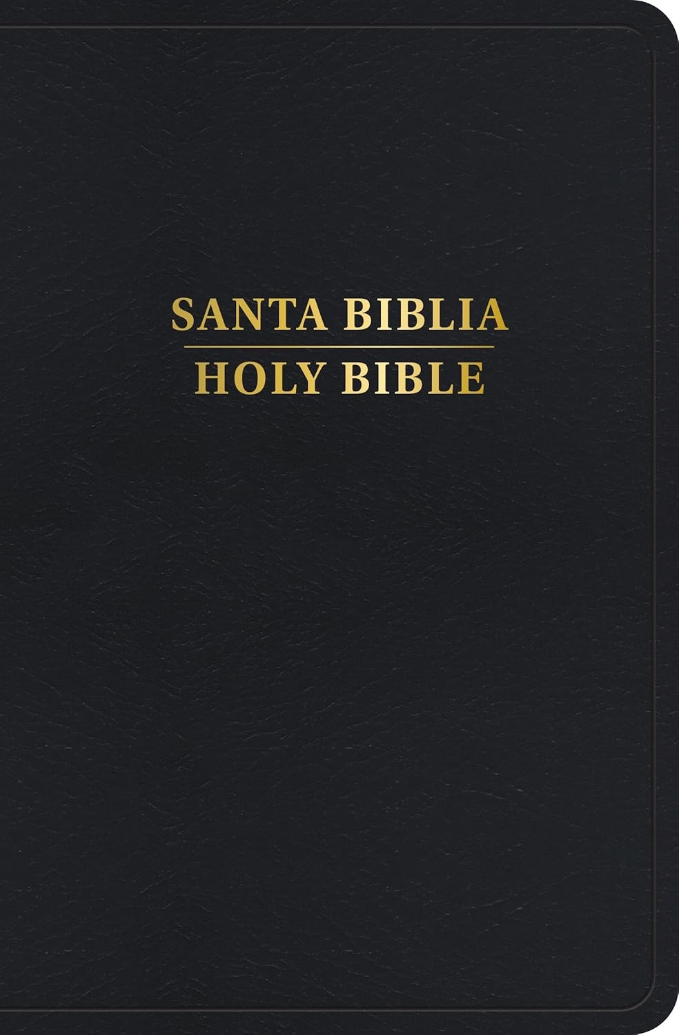 Biblia bilingüe. Manual. Imitación piel. Negro. Índice - RVR60/KJV