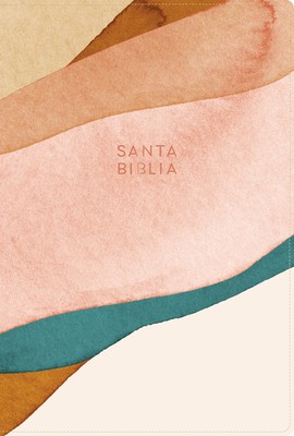 Biblia manual. Letra grande. Edición especial. 2 tonos. Acuarela - RVR60