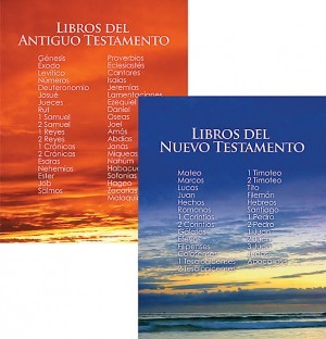 Poster - Libros del A.T. / Libros del N.T. (pack de 2)