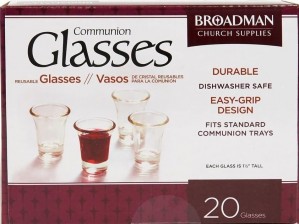 Vasos de cristal (caja de 20) - Santa Cena