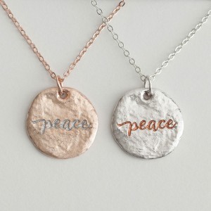 Colgante Peace (pack de 2)