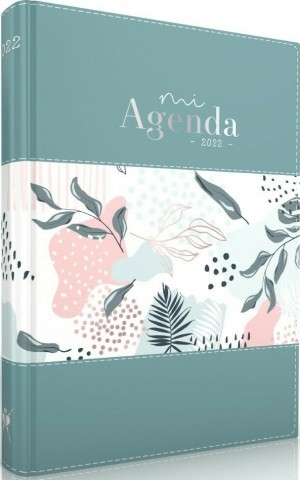 Agenda Deluxe 2022. 2 tonos. Azul verdoso