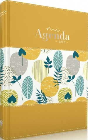 Agenda Deluxe 2022. 2 tonos. Mostaza